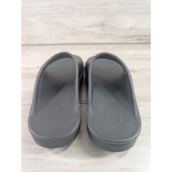 OOFOS Ooahh Slide Recovery Comfort Sport Sandal Black Unisex Size M11 W13 - Picture 4 of 8